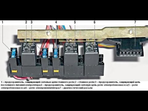 Ваз 2107 инжектор не заводится на холодную, Главное реле