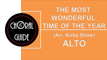 The Most Wonderful Time of the Year - ALTO