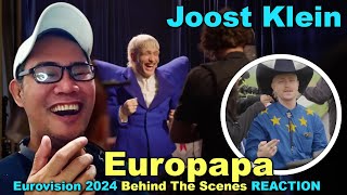 Joost Klein - Europapa - Eurovision 2024 Behind The Scenes REACTION