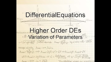 Differential Equations Chapter 4.4: Higher Order DEs,Variation of Parameters