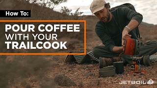 Jetboil TrailCook 1.2L - How to Pour Coffee with the Grande Coffee Press