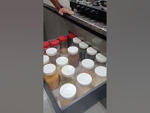 modular kitchen drawer | bottle holder modular kitchen | Cutlery drawer
