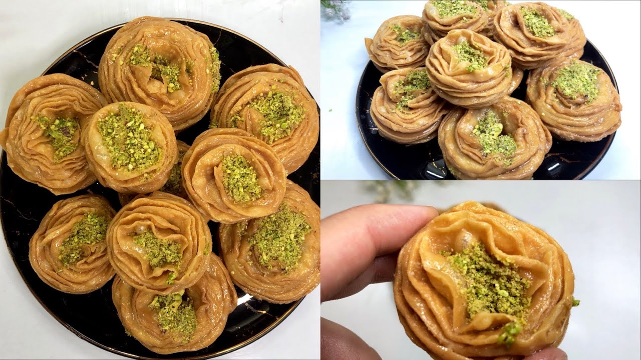 وردات بالقطر قرمشتها ادمااااان وتحضيرها سريع