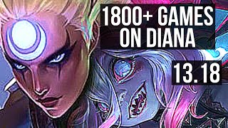 DIANA vs BRIAR (JNG) | 5.0M mastery, 1800+ games | EUW Grandmaster | 13.18