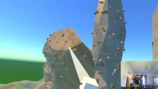 Virtual Reality Grappling hook rock climbing for the htc vive