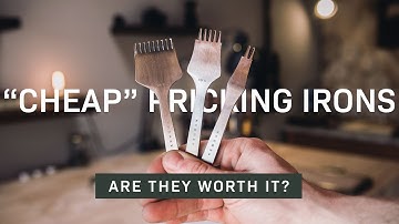 Are these PRICKING IRONS a MONEY-SAVER? UNBOXING + TEST  || ASMR