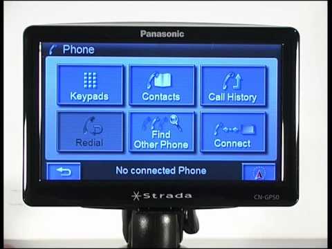 geleidelijk Literaire kunsten Specifiek GPS navigator Panasonic CN-GP50N Strada - YouTube