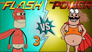 The Flash vs The Power – Funny Cartoon Superhero (Episode 3)