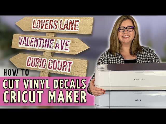 How to cut vinyl decals with Cricut Maker (Cricut Maker 3 projects)