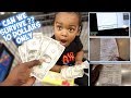 ME AND MY SON TRIED LIVING OFF "  $10.80 " FOR 24 HOURS !!!! * HARDEST CHALLENGE EVER SMH *