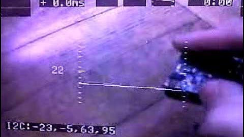 OSD wth artificial horizon based on IMU