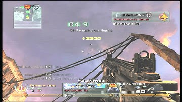 Triple kill ACROSS the MAP NOOBTUBE mw2