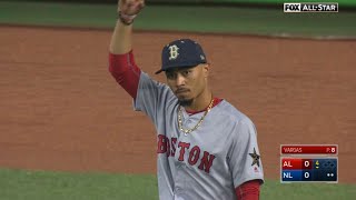 2017 ASG: Betts throws out Arenado at second