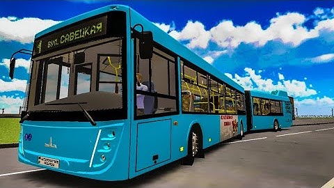 Поездка на автобусе МАЗ-216.047. Городской маршрут №1. С информатором! Proton Bus Simulator