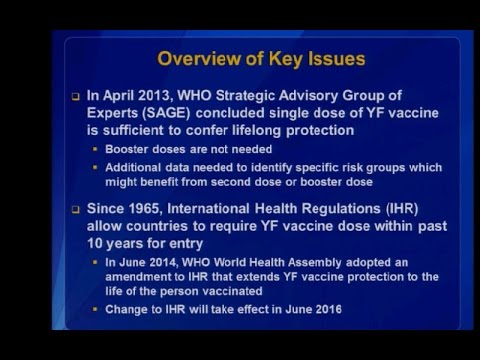 February 2015 ACIP-Yellow Fever Vaccine