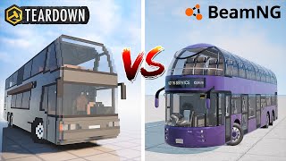 Teardown BUS vs BeamNG Drive BUS