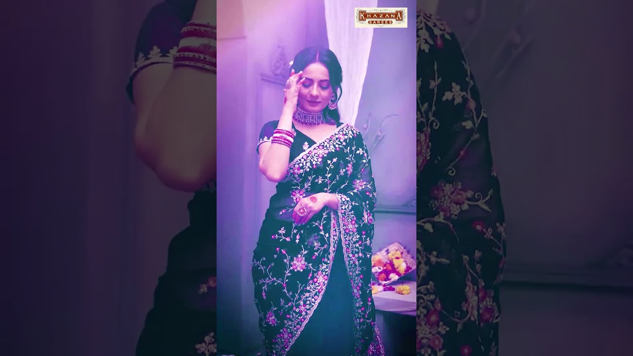 🖤Elegance in Ebony: Exploring Our Black Saree Collection 