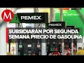 Hacienda dará subsidio del 100 porciento en precio de gasolina la próxima semana e incluye Premium