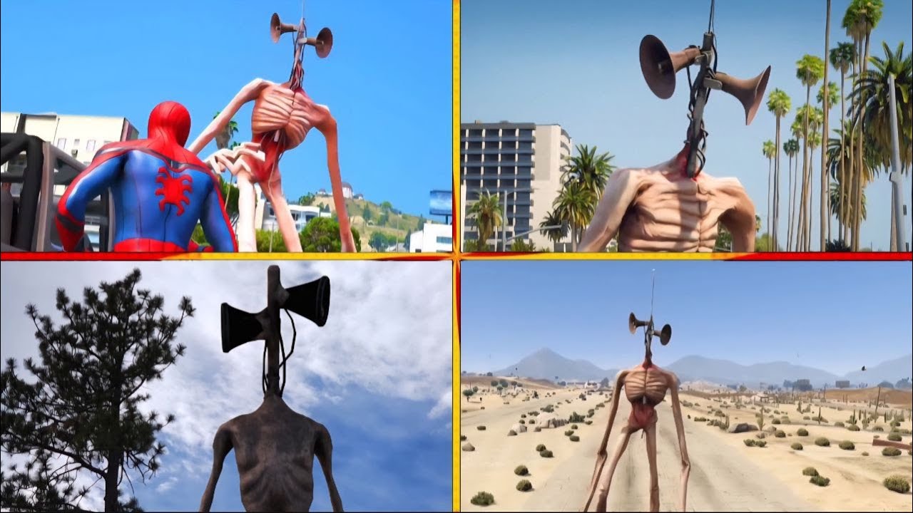 Siren Head vs Siren Head vs Siren Head vs Siren Head - Tiles Hop exe