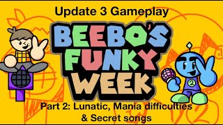 Beebos Funky Week update 3 Gameplay Part 2 | FNF Robot 64 Mod / Tower Heroes Mod [Seizure warning]