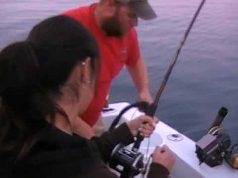 Salmon trout fishing lake michigan charter