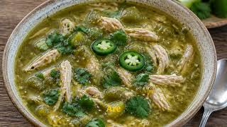 Chicken Tomatillo Soup Recipe 🍲🔥 Easy Mexican Soup for Dinner | Healthy & Flavorful