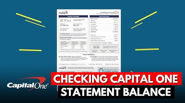 How Do I Check My Capital One Statement Balance?