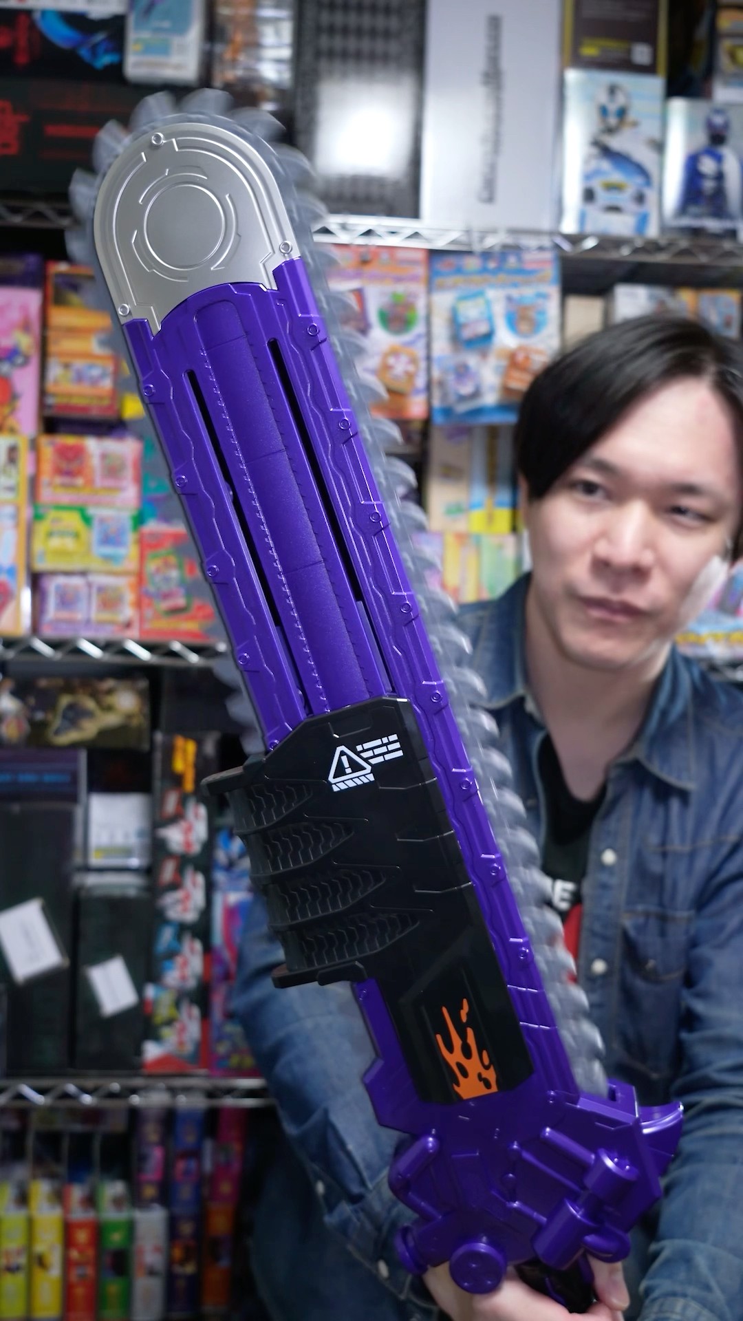 It's huge and the blade spins! Zombie Breaker #shorts - YouTube