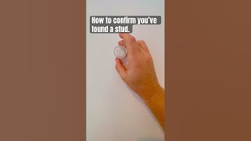 TIP - How to Confirm You’ve Found a Stud. ChipToolz Dot Plus. #diy #studfinder #howto #tools #help