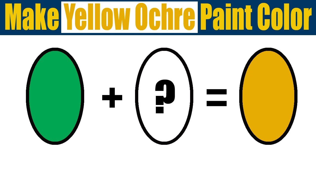 How To Make Yellow Ochre Paint Color - Yellow Ochre Acrylic Paint