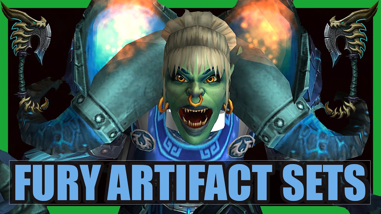 10 cool fury warrior artifact sets wow legion odyns fury and how transmog works in legion