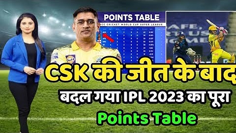 IPL 2023 Points table|| CSK vs LSG After match points table|| CSK vs LSG Match highlights| #cskvslsg