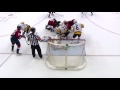 Ridiculous scramble in front of fleury