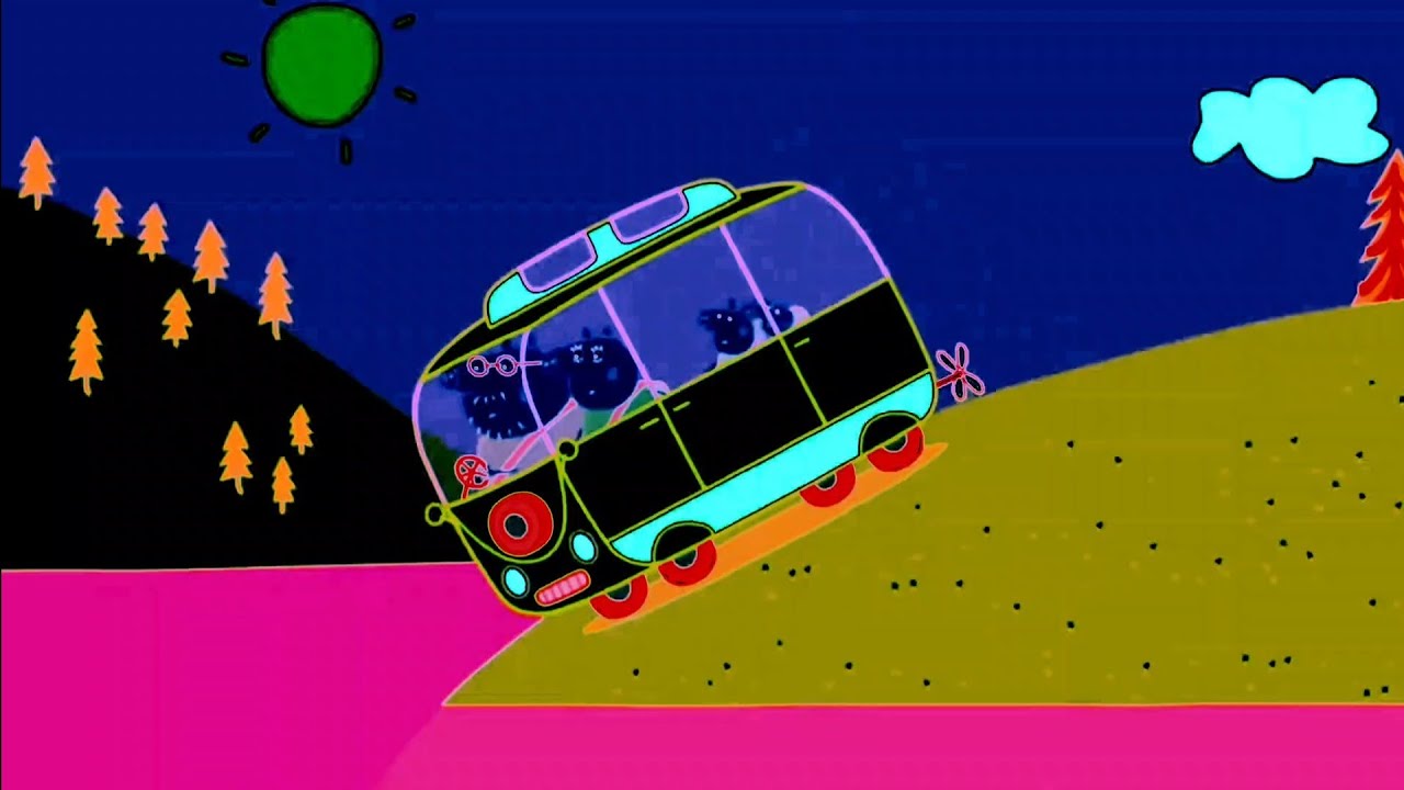 The Camper van driving River - Peppa Pig //Sponsored By: (Gamavision Csupo Effects)