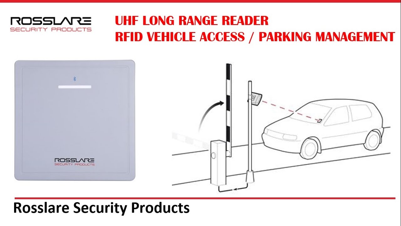 RFID VEHICLE ACCESS CONTROL | RFID PARKING MANAGEMENT | UHF LONG RANGE READER | RFID TAGS