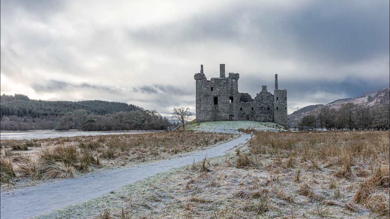 Kilchurn Castle  and surrounding grounds