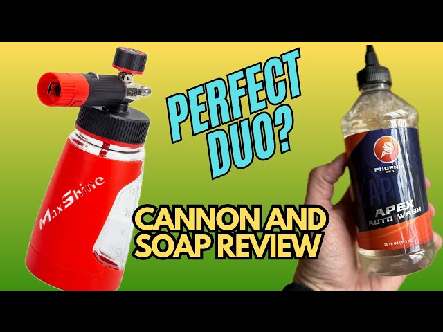 Maxshine Snow Master Cannon V2 and Apex Auto Wash Soap -Perfect