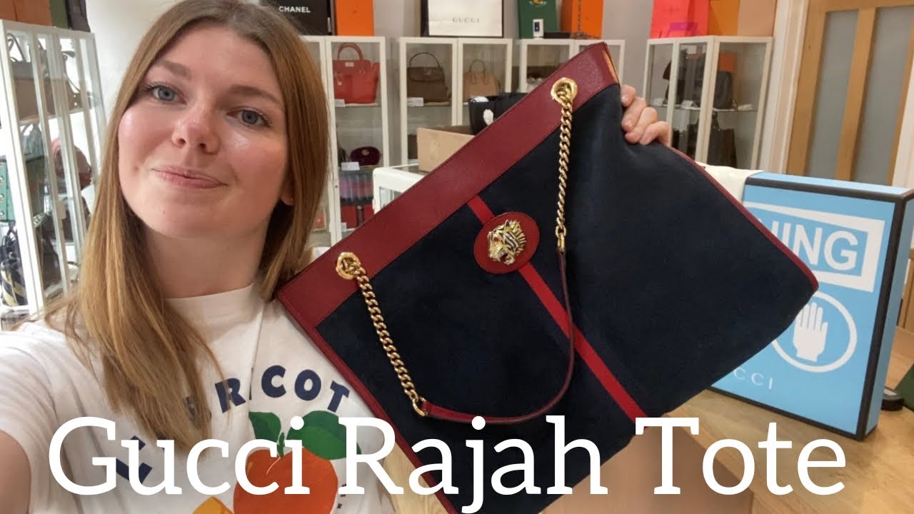 Gucci Gucci Maxi Rajah Tote Brown Suede - Tabita Bags – Tabita Bags with  Love