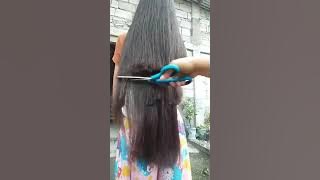 Pangkas rambut panjang banget