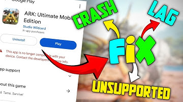 ARK MOBILE LOW END DEVICE BEST SETTING | Crash and fix lag in ark mobile revamp