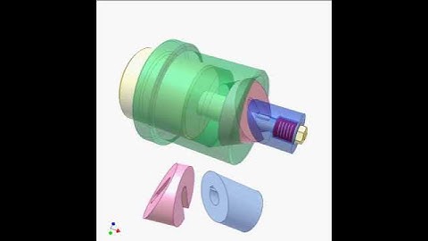 Mechanisms | Wedge mechanism 16480p | Mechanical principles and design engineering