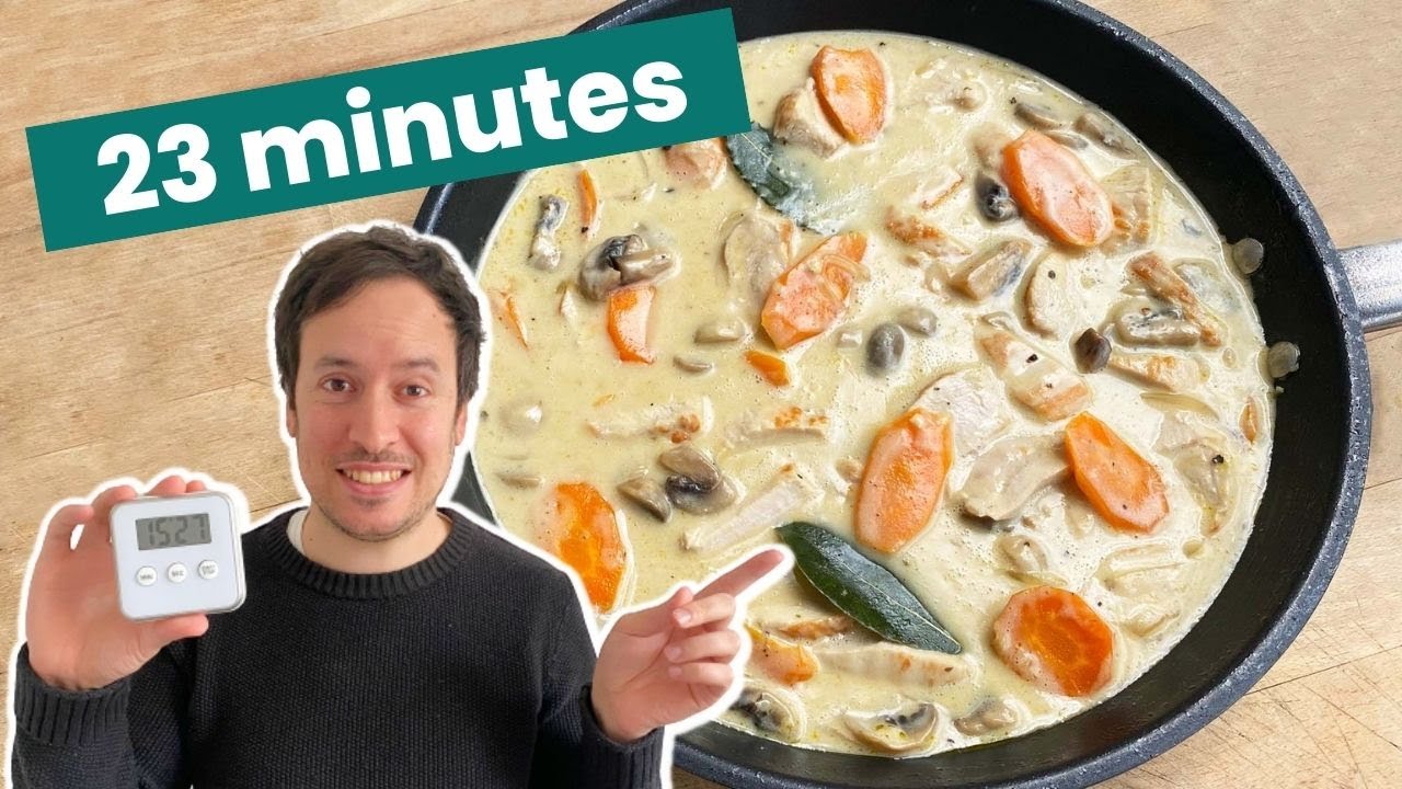 Recette express : blanquette de dinde à faire en 25 minutes !