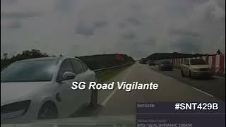 21jun2025 #SNT429B byd seal impatiently overtaking 8 vehicles recklessly on malaysia b road