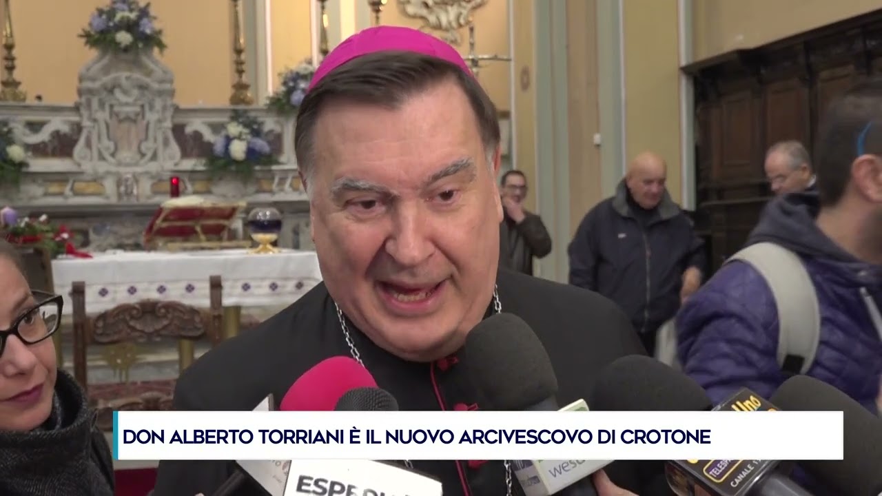 DON ALBERTO TORRIANI È IL NUOVO ARCIVESCOVO DI CROTONE