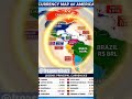 Money Map of the Americas! #usaquiz #usafacts #usa #america #india #uk #canada #brazil #argentina