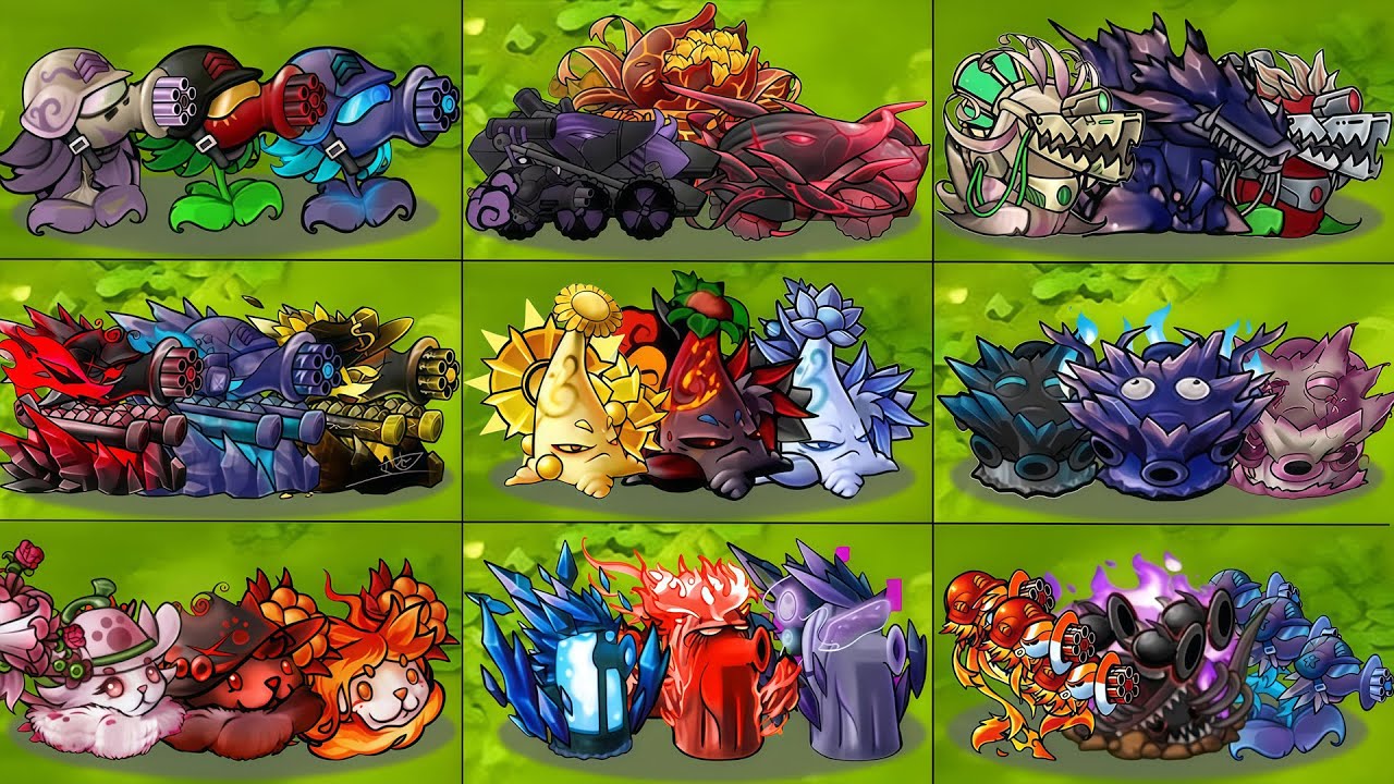 PVZ 1 Fusion 3.2 Challenge - Team 3 Plant Fusion Vs Obsidian Gargantuar ...
