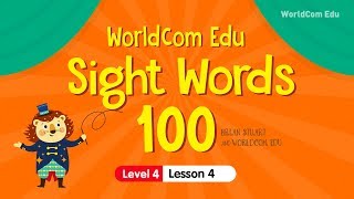Sight Words 100 Level.4 원어민 강의 Lesson 4 Brian Stuart 16-20 Kids English