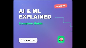 Learn Machine Learning in 8 Minutes: From Zero to Understanding AI