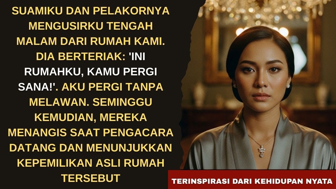 AKU DIUSIR DARI RUMAHKU SENDIRI OLEH SUAMI DAN SELINGKUHANNYA, LIAT CARAKU BALAS PERBUATAN MEREKA