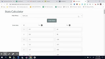 Quadratic Regression on DM